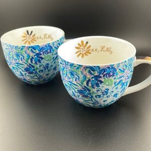 Lilly Pulitzer Ceramic Mugs (set of 2)